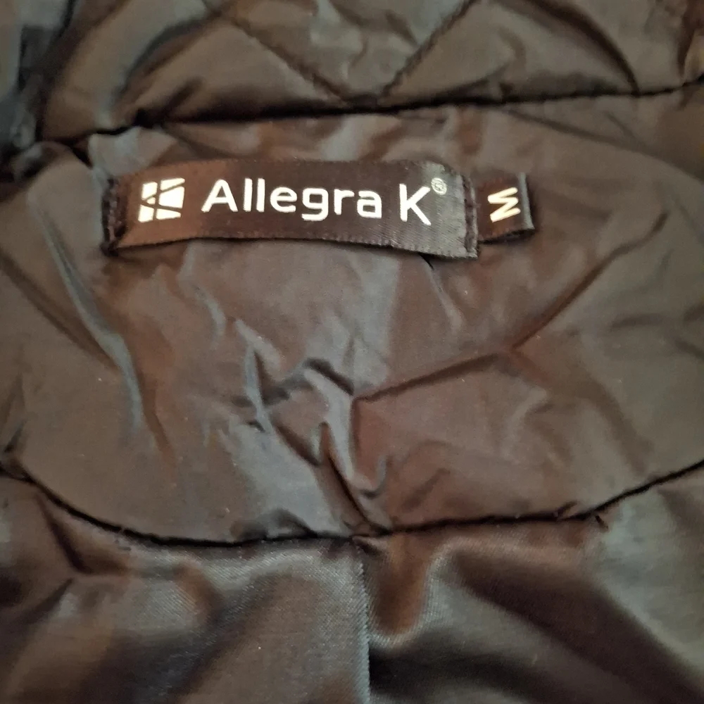 Allegra K Women's Black Quilted Vest